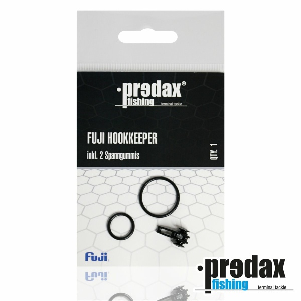 Fuji Hook Keeper schwarz mit 2 Spanngummis