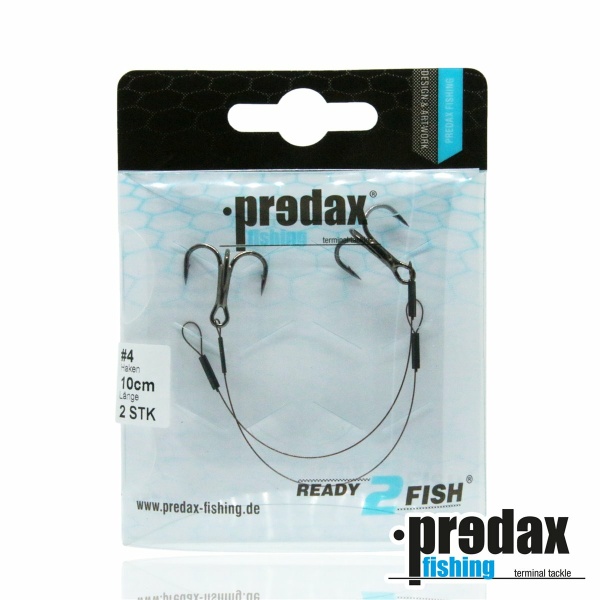 Predax Einzelstinger 1x7 braun - 2 Angstdrillinge