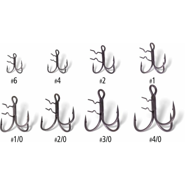 Quantum Claw Treble Hooks Drillinge