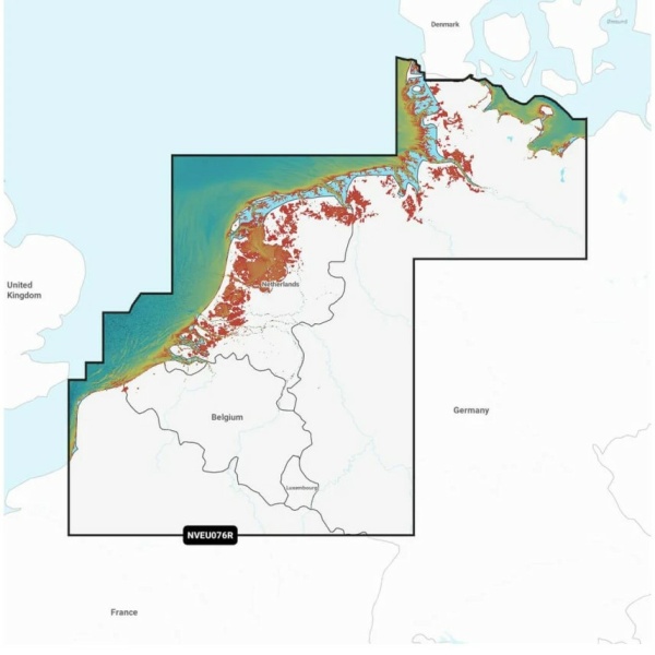 Garmin Navionics + Beneluxländer und Deutschland, Westen – Seekarten