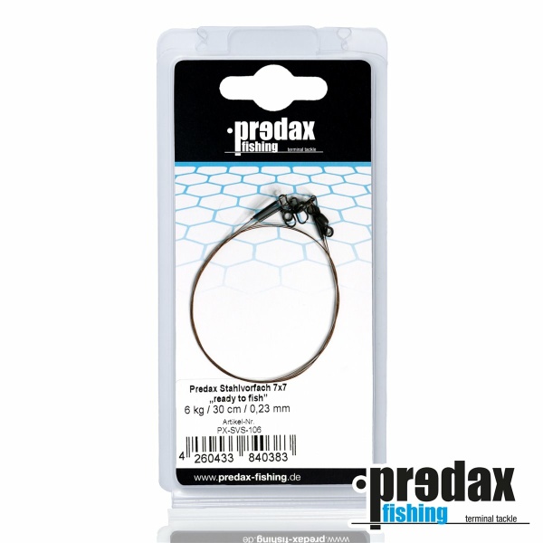 Predax Stahlvorfach 7x7 "ready to fish"- Stahlvorvach