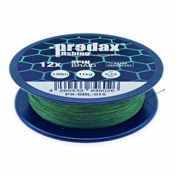 Predax Spin Brait 12 X laubgrün - geflochtene Angelschnur