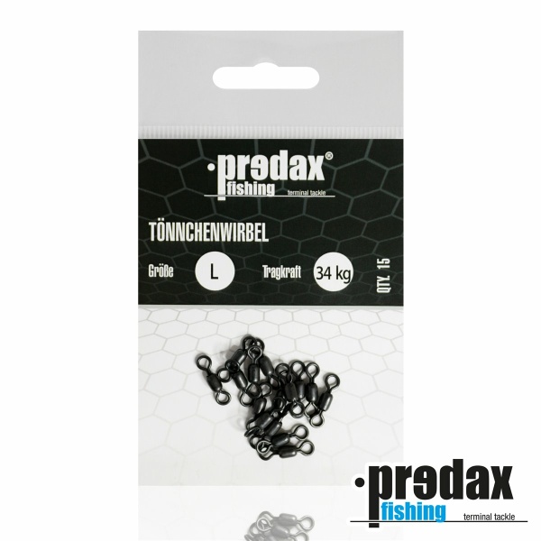 Predax Tönnchenwirbel schwarz matt