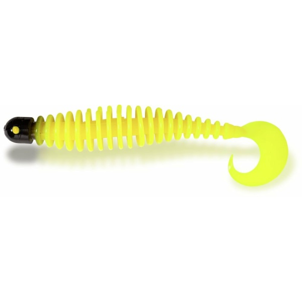 Black Cat Curly Worm 17 cm Gummifisch