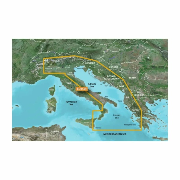 Garmin BlueChart® g3 Italy, Adriatic Sea