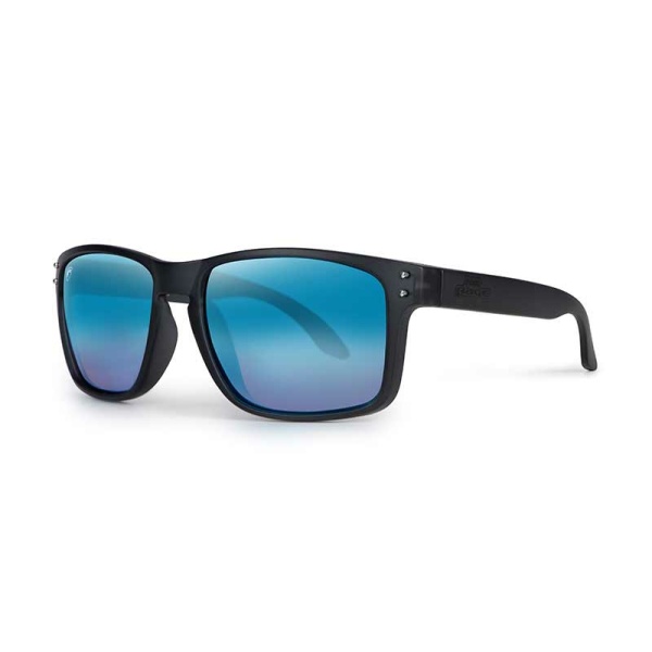 FOX RAGE Transparent Black Brown Lens Mirror Blue Sunglasses