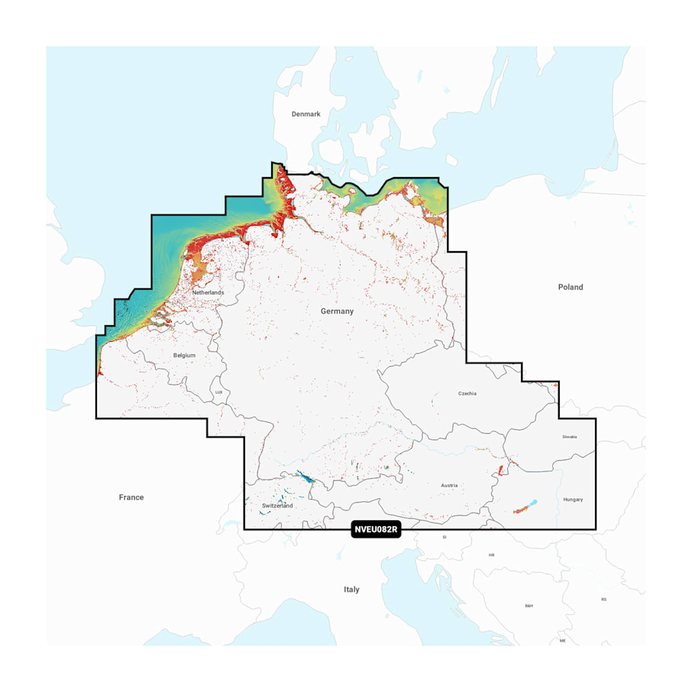 Garmin Navionics Vision+ Beneluxländer und Deutschland NVEU082R